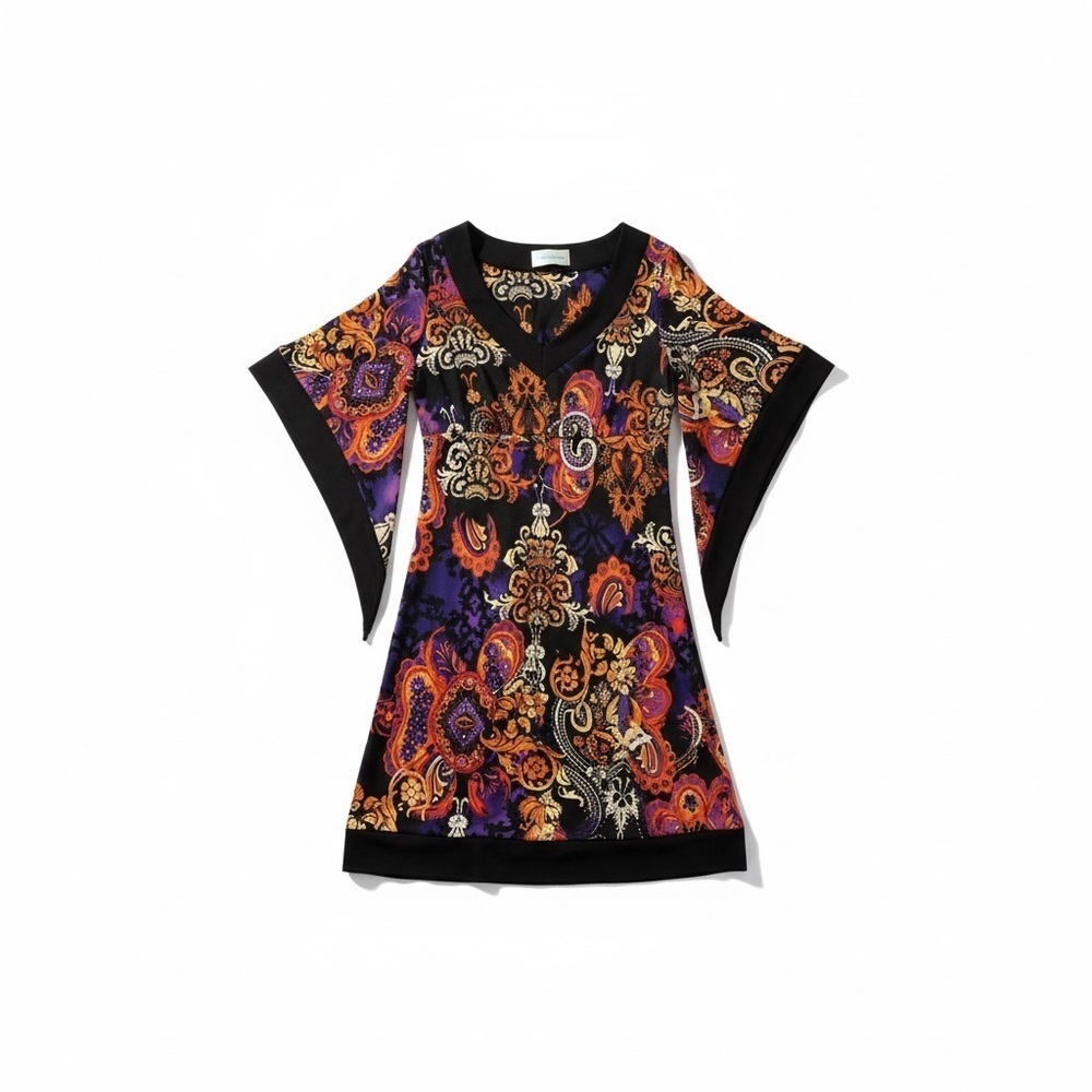Ronni Nicole Vibrant Paisley Maxi Dress